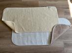 Alwero - matras beschermer/ topper - 120 x 60 cm - naturel, Ophalen of Verzenden, Zo goed als nieuw