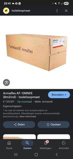 Armaflex 13mm nieuw inbdoos, Ophalen of Verzenden, Zo goed als nieuw, Overige materialen, Minder dan 4 cm