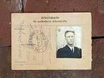 Arbeidskaart buitenlandse arbeider, Ophalen of Verzenden, Landmacht