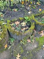 10x beton Plantenbaksteen Bloembak Bloempot Cirkelflor, Ophalen, Zo goed als nieuw, Rond, Minder dan 30 cm