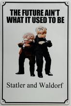 Statler en Waldorf the future reclamebord van metaal deco
