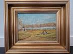 Schilderij gesigneerd, Antiek en Kunst, Kunst | Schilderijen | Klassiek, Ophalen of Verzenden