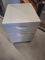 Grijs ladeblok met 2 lades (excl. sleutels), Ophalen, Minder dan 50 cm, Gebruikt, 75 cm of meer