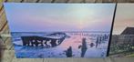 Scheepswrak Wierum - 70x120cm - Muurdecoratie, Ophalen of Verzenden