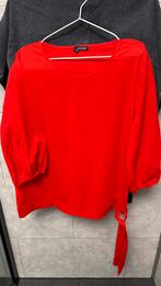 Kerst!Mooie tode travelstof blouse Norah 44, Kleding | Dames, Ophalen of Verzenden, Zo goed als nieuw, Maat 42/44 (L)