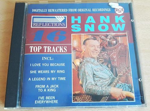 Hank Snow ‎– 16 Top Tracks - Verzendkosten 2,50, Cd's en Dvd's, Cd's | Country en Western, Zo goed als nieuw, Ophalen of Verzenden