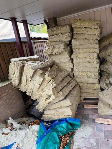 Rockwoll 14 cm platen ca 35m2 beschikbaar voor biedingen