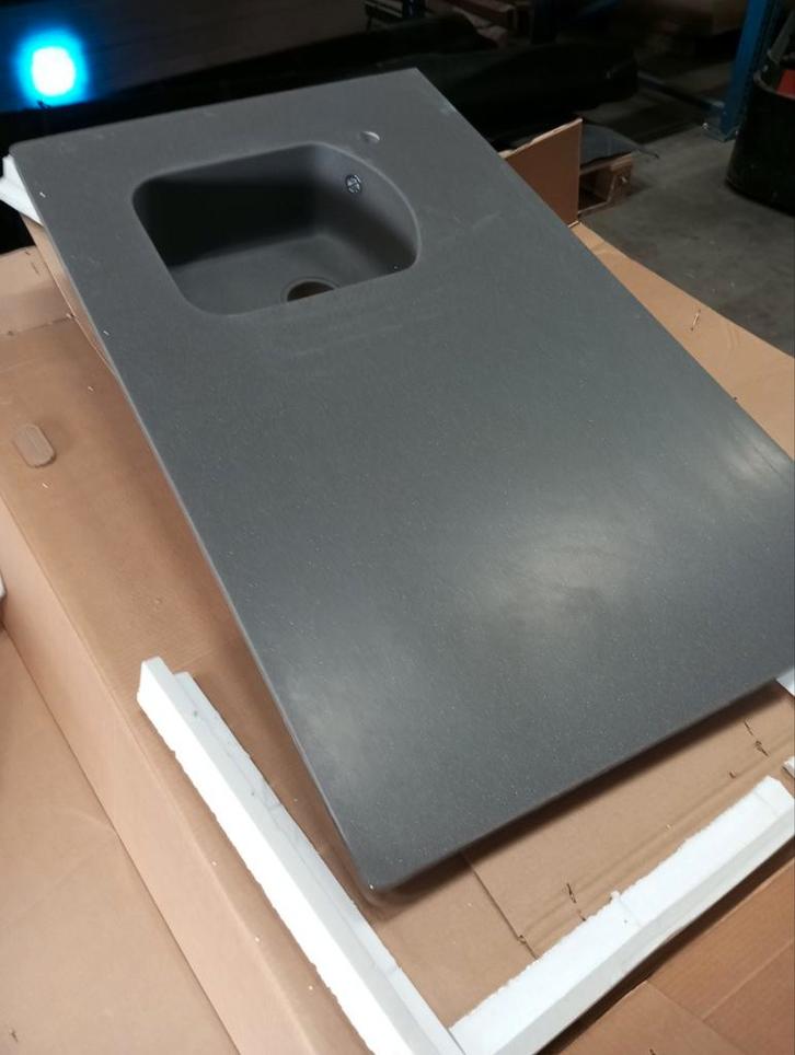 Hard kunststoffen aanrechtblad, Huis en Inrichting, Keuken | Keukenelementen, Nieuw, Minder dan 100 cm, 50 tot 75 cm, Ophalen