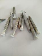 100 stuks hjz klisjesnagel regelnagel platte kop wit 4,5x40, Ophalen of Verzenden, Nieuw, Minder dan 180 cm, Palen