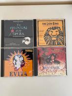 4 cd musical Ned.. Lion King Phantom Evita My fair lady, Ophalen of Verzenden, Zo goed als nieuw