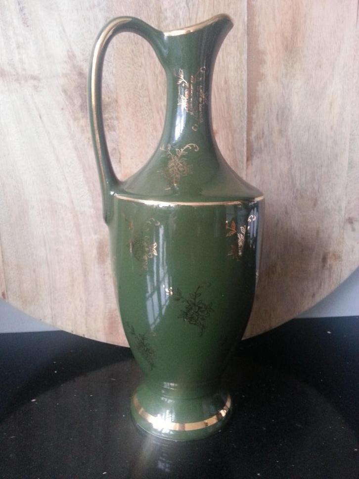 Frans Porcelaine de luxe F.D. pichet/waterkannetje, Antiek en Kunst, Curiosa en Brocante, Ophalen of Verzenden