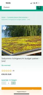 Sedum lichtgewicht met onderplaat 4 m2, Ophalen, Overige soorten