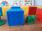 Combi-Cubes Tupperware Toys 1973 met miniatuurtjes, Kinderen en Baby's, Ophalen of Verzenden, Zo goed als nieuw