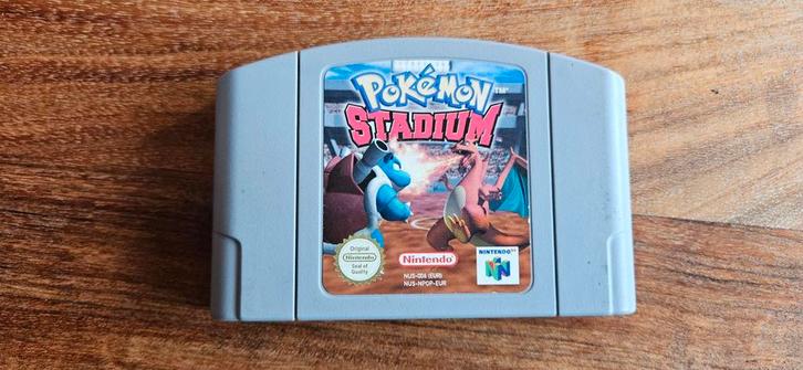 Pokémon Stadium - Nintendo 64, Spelcomputers en Games, Games | Nintendo 64, Gebruikt, Sport, 1 speler, Vanaf 7 jaar, Eén computer