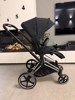 Cybex Priam 4 Black-chrome, Zo goed als nieuw, Verstelbare duwstang, Ophalen, Kinderwagen