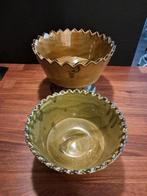 2 Tamegroute schalen, Ophalen of Verzenden, Zo goed als nieuw, Rond, Glas