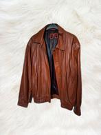 Lederen vintage jas: Imper Piel, Kleding | Heren, Bruin, Verzenden, Zo goed als nieuw, Maat 56/58 (XL)