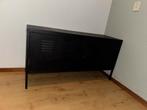 Moet weg! Ikea locker dressoir industrieel vintage zwart, Ophalen, Gebruikt, 100 tot 150 cm, Vintage industrieel