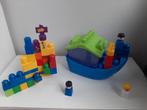 Mega bloks boot/ark met 3 poppetjes, Kinderen en Baby's, Speelgoed | Fisher-Price, Ophalen of Verzenden, Zo goed als nieuw