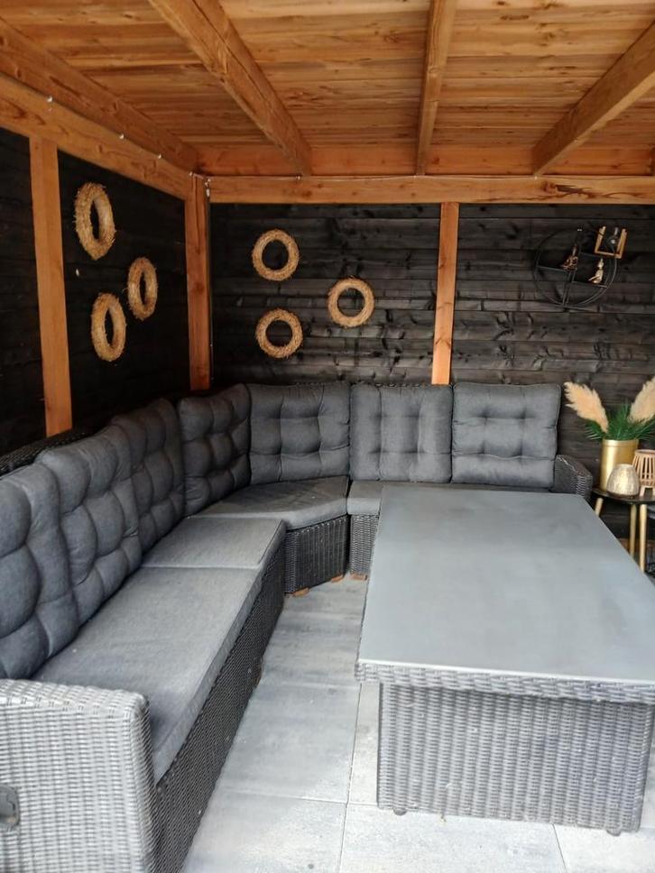 Loungeset Bellagio, Tuin en Terras, Tuinsets en Loungesets, Zo goed als nieuw, Wicker, Stoel, Ophalen of Verzenden