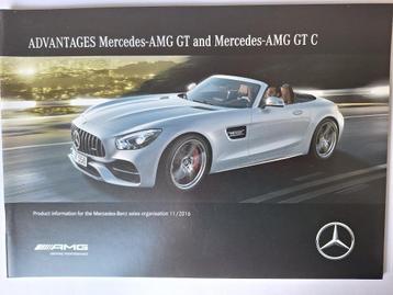Mercedes AMG GT en GT C verkopers info folder 11 2016 beschikbaar voor biedingen