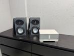 Sonos ZP100 versterker en SP100 speakers, Zo goed als nieuw, Minder dan 60 watt, Front, Rear of Stereo speakers, Ophalen