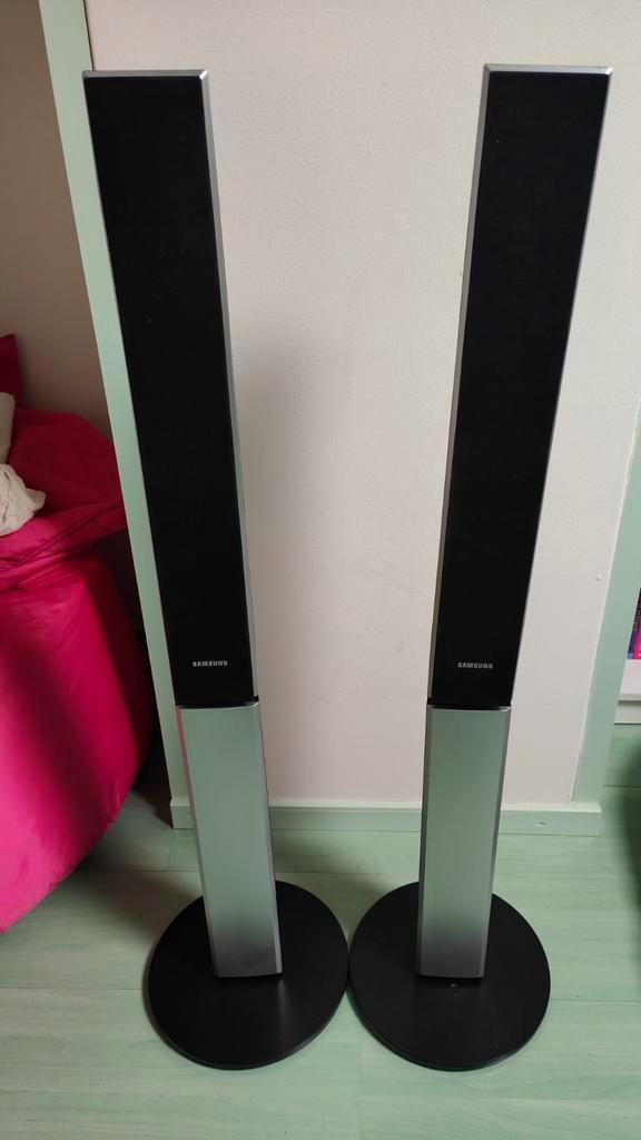 Samsung PS-FTHQ22 Zuil Luidsprekers - Front Speakers, Audio, Tv en Foto, Luidsprekers, Gebruikt, Front, Rear of Stereo speakers