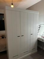 Kledingkast - wit, Huis en Inrichting, Kasten | Kledingkasten, Ophalen, 100 tot 150 cm, Zo goed als nieuw, 150 tot 200 cm