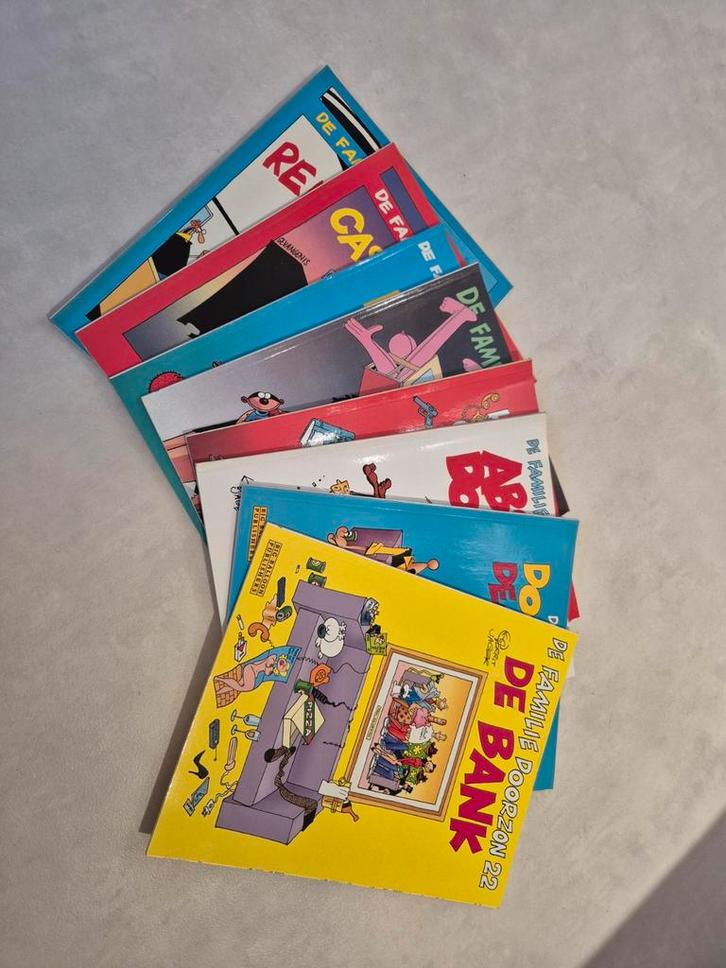 De Familie Doorzon - 9 Stripboeken, Boeken, Stripboeken, Gelezen, Meerdere stripboeken, Ophalen of Verzenden