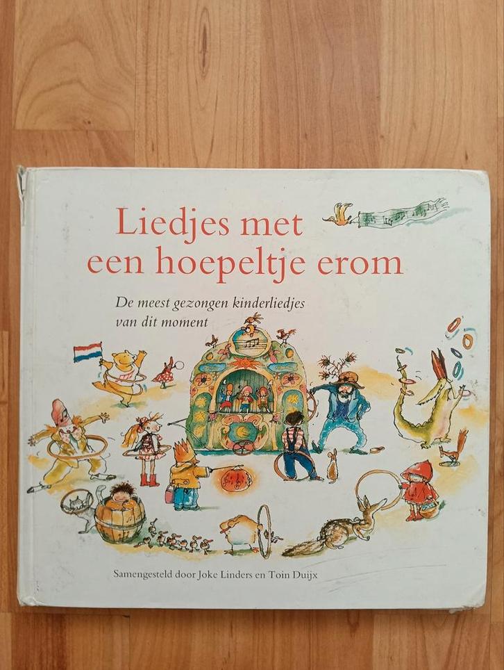 Liedjes met een hoepeltje erom - Kinderliedjes boek, Boeken, Kinderboeken | Jeugd | onder 10 jaar, Gelezen, Non-fictie, Ophalen of Verzenden