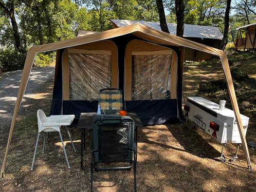 Vouwwagen Trigano Odyssee, Caravans en Kamperen, Vouwwagens, Trigano, tot en met 6, Overige kleuren, Aanwezig, Ophalen