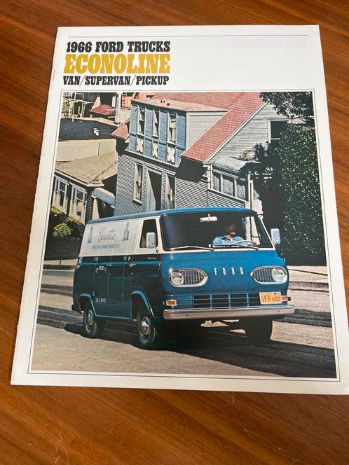 Ford Trucks Econoline 1966 Brochure, Boeken, Auto's | Folders en Tijdschriften, Gelezen, Ford, Ophalen of Verzenden