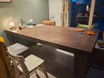 Houten eettafel, Huis en Inrichting, Tafels | Eettafels, Ophalen, 150 tot 200 cm, 200 cm of meer, Landelijk