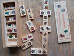 Houten kerst domino, mini formaat, Ophalen of Verzenden, Gebruikt, Overige merken