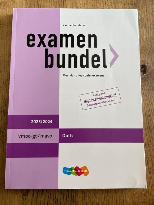 Examenbundel Duits vmbo-gt/mavo 2023/2024, Boeken, Taal | Duits, Zo goed als nieuw, Non-fictie, Ophalen of Verzenden