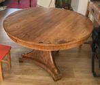 Prachtige houten tafel, Ophalen