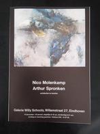 Nico Molenkamp (Arthur Spronken) expositie affiche 1979, Verzenden, 1960 tot 1980, Knipsel(s)