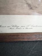 PRACHTIGE OUDE ETS UIT BELGIË GESIGNEERD 55X46 CM LIJST MAAT, Antiek en Kunst, Kunst | Etsen en Gravures, Ophalen of Verzenden