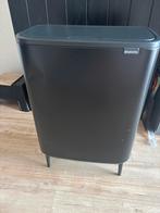 Brabantia Bo Touch Bin - Mat Zwart 60 l, Huis en Inrichting, Ophalen, Kunststof, Gebruikt, Met pedaal