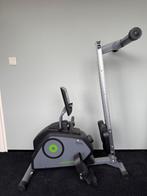 Tunturi roeitrainer, Sport en Fitness, Fitnessapparatuur, Ophalen, Benen, Zo goed als nieuw, Metaal