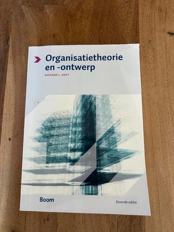 Organisatietheorie en -ontwerp Daft 7e druk beschikbaar voor biedingen