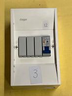 Hager groepenkast 1 SEP RCE1 B16 zekering mogelijkheid 4 stk, Doe-het-zelf en Verbouw, Elektra en Kabels, Ophalen of Verzenden