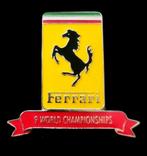 Ferrari- 9 World Championship pin, Verzamelen, Verzenden, Nieuw, Transport, Speldje of Pin