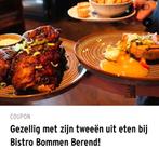 uiteten dinerbon gratis, Tickets en Kaartjes, Twee personen, Overige soorten