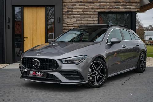 Mercedes-Benz CLA 35 AMG SB 4Matic/Pano/HUD/Burm/Sfeer/Trkhk, Auto's, Mercedes-Benz, Bedrijf, CLA, 360° camera, ABS, Adaptive Cruise Control