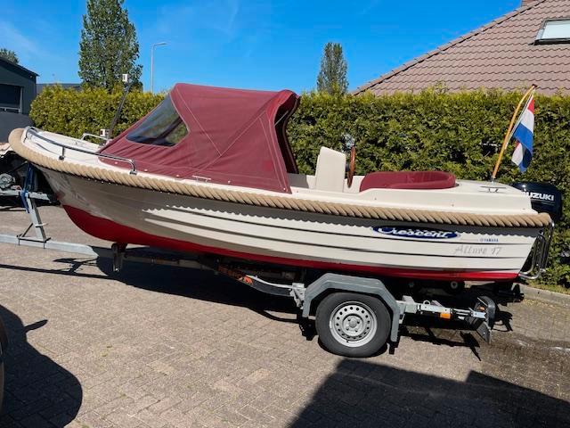 Cresent Allure 17 met Suzuki 9.9 PK 4 Takt (bj 2022), Watersport en Boten, Sloepen, Gebruikt, 3 tot 6 meter, Overige brandstoffen