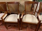 8x stoel en 2x armstoel Eichholtz Thonon flamant, Huis en Inrichting, Ophalen, Gebruikt, Bruin, Eichholtz