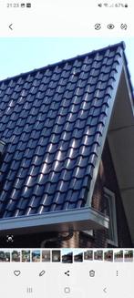 Nieuw!! 18 gevelpan links V Hollander monier, Doe-het-zelf en Verbouw, Dakpannen en Dakbedekking, Ophalen, Steen of Klei, Zwart