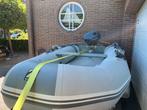 Zodiac 340 airdeck met Yamaha motor en trailer, Caravans en Kamperen, Caravans, Overige merken, Overige typen, Disselslot, Tot 4 meter