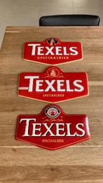 Reclameborden Texel bier 3 versies, Verzamelen, Biermerken, Ophalen of Verzenden, Reclamebord, Plaat of Schild